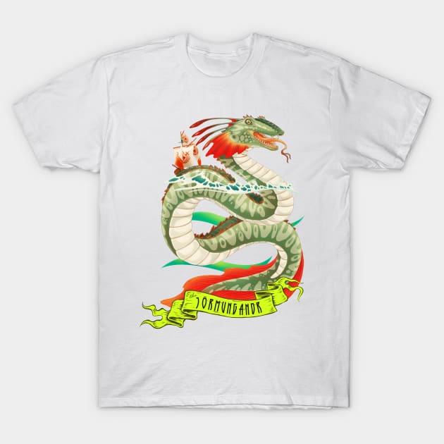 Jörmungandr T-Shirt by Elfogi